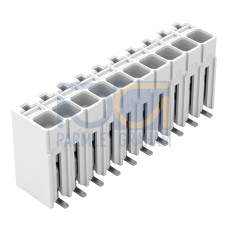 SMD PCB terminal block, push-button, 1.5 mm&sup2;, white