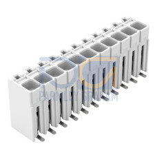 SMD PCB terminal block, push-button, 1.5 mm&sup2;, white