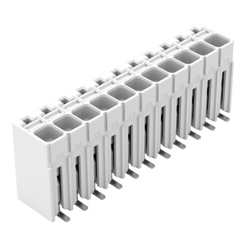 SMD PCB terminal block, push-button, 1.5 mm&sup2;, white