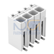 SMD PCB terminal block, push-button, 1.5 mm&sup2;, white