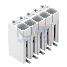 SMD PCB terminal block, push-button, 1.5 mm&sup2;, white