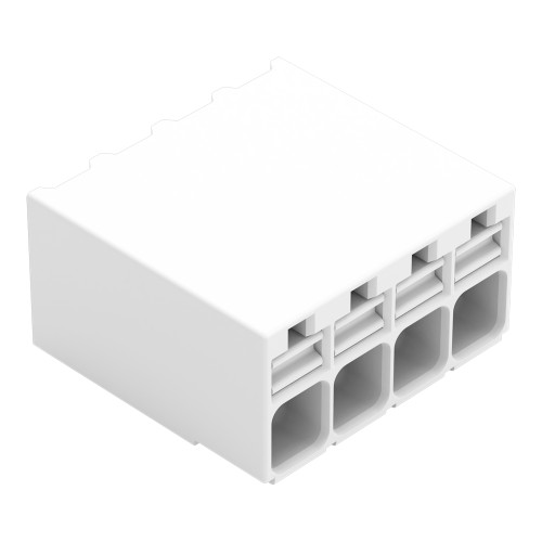 SMD PCB terminal block, push-button, 1.5 mm&sup2;, white