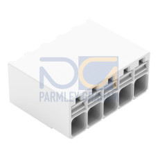 SMD PCB terminal block, push-button, 1.5 mm&sup2;, white