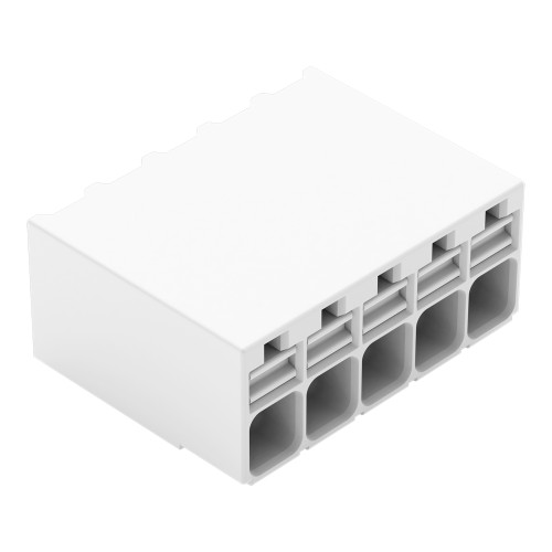 SMD PCB terminal block, push-button, 1.5 mm&sup2;, white