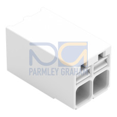 SMD PCB terminal block, push-button, 1.5 mm&sup2;, white