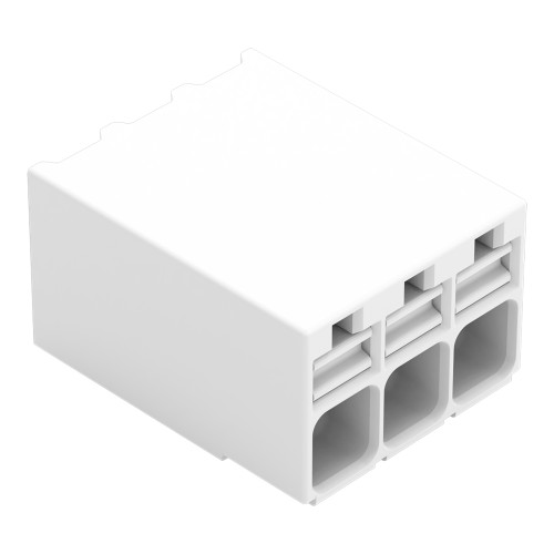 SMD PCB terminal block, push-button, 1.5 mm&sup2;, white