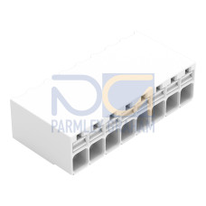 SMD PCB terminal block, push-button, 1.5 mm&sup2;, white