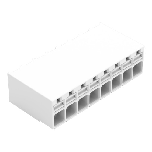 SMD PCB terminal block, push-button, 1.5 mm&sup2;, white