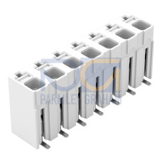 SMD PCB terminal block, push-button, 1.5 mm&sup2;, white