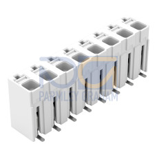 SMD PCB terminal block, push-button, 1.5 mm&sup2;, white