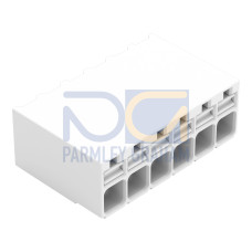 SMD PCB terminal block, push-button, 1.5 mm&sup2;, white