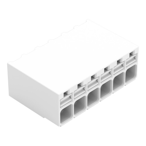 SMD PCB terminal block, push-button, 1.5 mm&sup2;, white