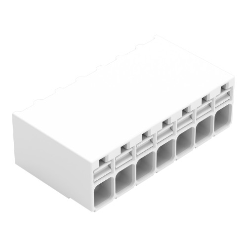 SMD PCB terminal block, push-button, 1.5 mm&sup2;, white