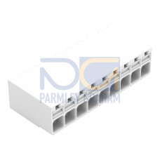 SMD PCB terminal block, push-button, 1.5 mm&sup2;, white