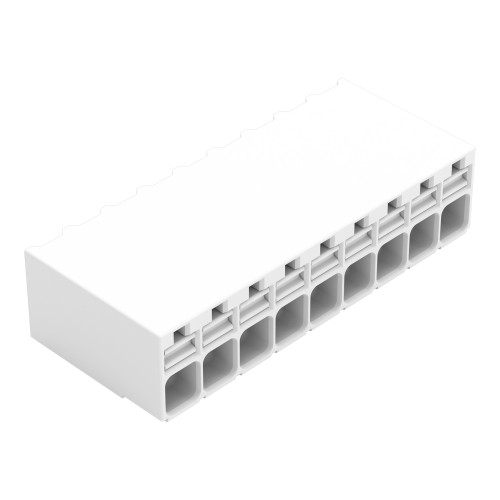 SMD PCB terminal block, push-button, 1.5 mm&sup2;, white