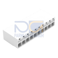 SMD PCB terminal block, push-button, 1.5 mm&sup2;, white
