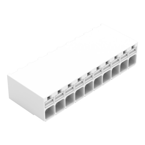SMD PCB terminal block, push-button, 1.5 mm&sup2;, white