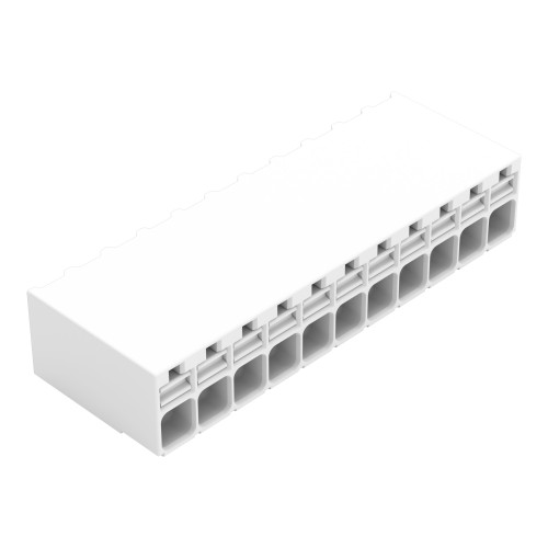 SMD PCB terminal block, push-button, 1.5 mm&sup2;, white