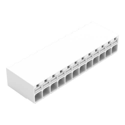 SMD PCB terminal block, push-button, 1.5 mm&sup2;, white