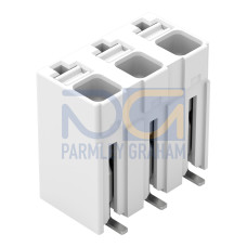 SMD PCB terminal block, push-button, 1.5 mm&sup2;, white