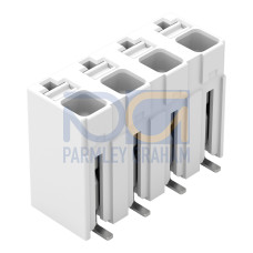 SMD PCB terminal block, push-button, 1.5 mm&sup2;, white