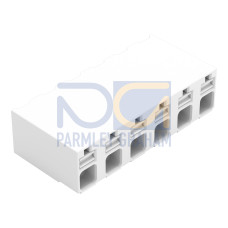 SMD PCB terminal block, push-button, 1.5 mm&sup2;, white