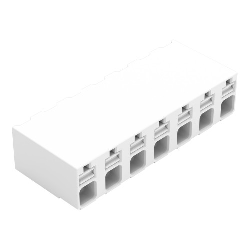 SMD PCB terminal block, push-button, 1.5 mm&sup2;, white