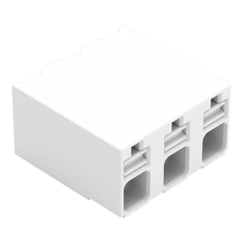 SMD PCB terminal block, push-button, 1.5 mm&sup2;, white