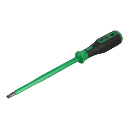Operating tool, Blade: 6.5 x 1.2 mm, with a partially insulated shaft, multi-colored