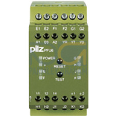 Fault voltage monitoring of welding transformers to VDE 0545, 6measurement input circuits 0 - 690 V AC/DC, 50 Hz - 1 kHz, responsevoltage 24 VAC/DC, width 45 mm, UB = 24 - 42 V AC, 42 - 240 V DC.