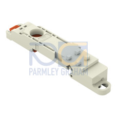 Mounting adapter, for DIN-35 rail/panel mounting, 3 parts, light gray