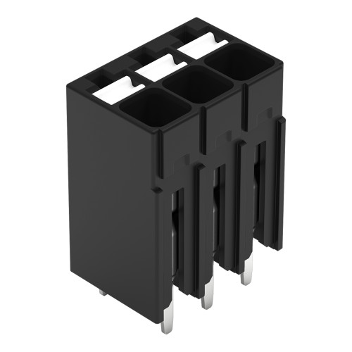 THR PCB terminal block, push-button, 1.5 mm&sup2;, black