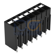 THR PCB terminal block, push-button, 1.5 mm&sup2;, black
