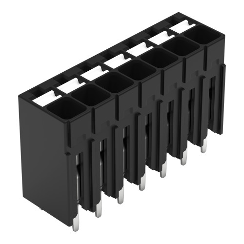 THR PCB terminal block, push-button, 1.5 mm&sup2;, black