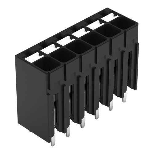 THR PCB terminal block, push-button, 1.5 mm&sup2;, black