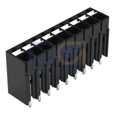 THR PCB terminal block, push-button, 1.5 mm&sup2;, black