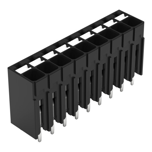 THR PCB terminal block, push-button, 1.5 mm&sup2;, black