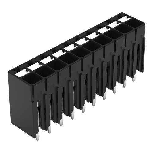 THR PCB terminal block, push-button, 1.5 mm&sup2;, black