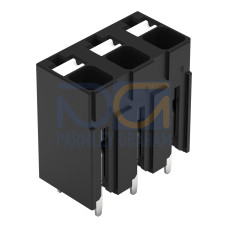 THR PCB terminal block, push-button, 1.5 mm&sup2;, black
