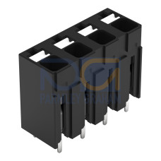 THR PCB terminal block, push-button, 1.5 mm&sup2;, black