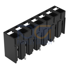 THR PCB terminal block, push-button, 1.5 mm&sup2;, black