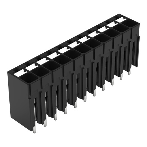 THR PCB terminal block, push-button, 1.5 mm&sup2;, black