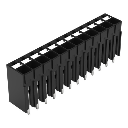 THR PCB terminal block, push-button, 1.5 mm&sup2;, black