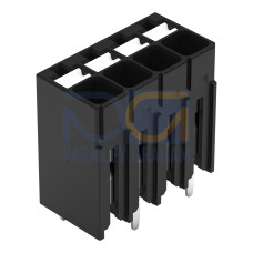 THR PCB terminal block, push-button, 1.5 mm&sup2;, black