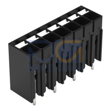 THR PCB terminal block, push-button, 1.5 mm&sup2;, black