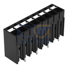 THR PCB terminal block, push-button, 1.5 mm&sup2;, black