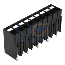 THR PCB terminal block, push-button, 1.5 mm&sup2;, black