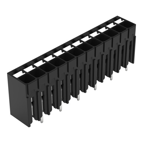 THR PCB terminal block, push-button, 1.5 mm&sup2;, black