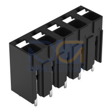 THR PCB terminal block, push-button, 1.5 mm&sup2;, black