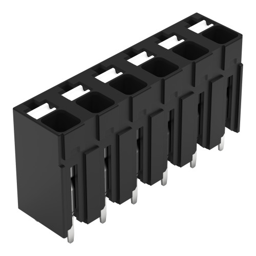 THR PCB terminal block, push-button, 1.5 mm&sup2;, black